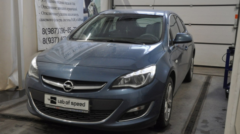 Чип тюнинг Opel Astra J 1.6i 116 2013 года выпуска