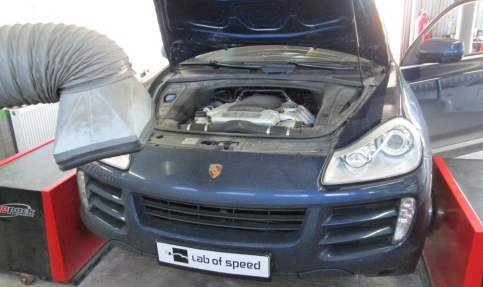 Чип-тюнинг Porsche Cayenne S 4,8 AT 385hp 2007 года выпуска